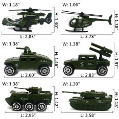 Bộ Mô hình 6 xe Quân sự giống xe thật theo tỉ lệ 1:87 – Món quà ý nghĩa cho các bé trai