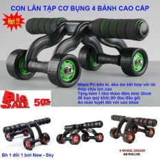 Bai Tap Bung Hieu Qua, Con Lăn Tập Cơ Bụng 4 Bánh NSK-007 Mẫu Mới 2019, Giúp Giảm Mỡ Và Săn Chắc Vùng Bụng, Giảm Giá 50% – Bh Uy Tín 1 Đổi 1 Bởi New – Sky