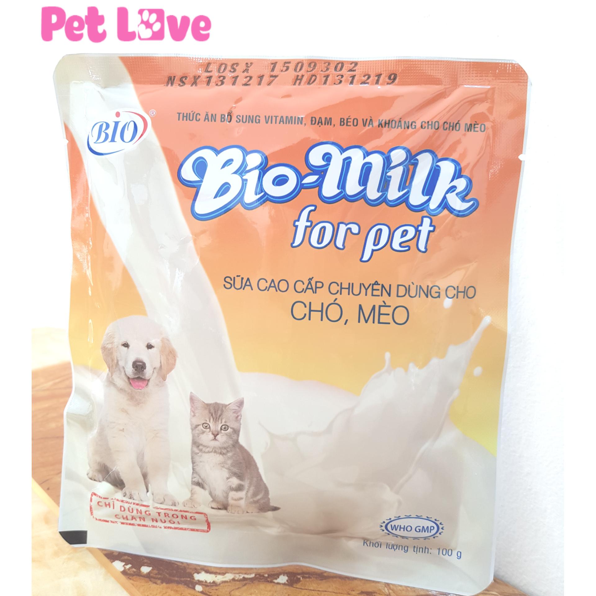 1 gói sữa dinh dưỡng dành cho chó mèo - Bio milk for pet