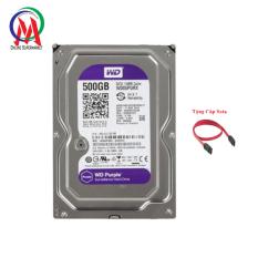 Ổ CỨNG WESTERN 500GB PURPLE (TÍM) bh 24T tặng cáp sata