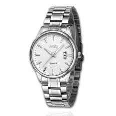 Đồng hồ nam cổ điển Nary R01 hiển thị Analog lịch ngày tự động dây thép không gỉ(Có bảo hành)
