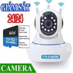 Camera YooSee IP Wifi 3 Râu Tặng Thẻ Netac 32GB – Camera Yoosee