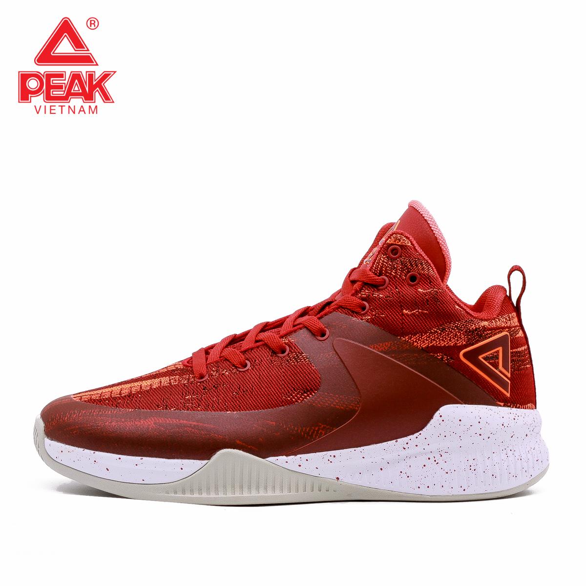 Giày bóng rổ PEAK Rising Star 2018 E83061A – Đỏ Cam