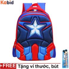 Cặp xách học sinh lớp 1 siêu nhẹ Tổng hợp Nhân vật anh hùng tặng dụng cụ học tập