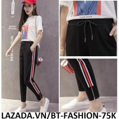 Quần Dài Thun Thể Thao Nữ Jogger Baggy Thời Trang – BT Fashion QTT001 (3SDK)