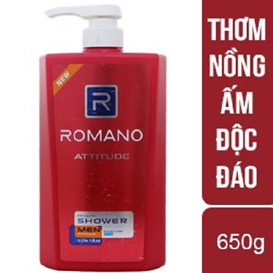 Romano - sữa tắm cao cấp dành cho nam Romano Attitude 650g