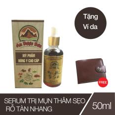 Serum trị mụn thâm sẹo rỗ An Dược Sơn – Chai 50ml (Tặng 01 bóp da Nam)