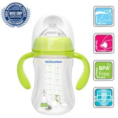Bình sữa cổ rộng McGoldson PP Silicon 240ml
