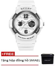 Đồng hồ điện tử thể thao unisex (nam – nữ) SMAEL dây Silicon PKHRSM008 – Sắc màu rực rỡ