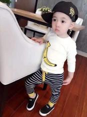 Bộ đồ thu đông in hình chuối (có bảng Size hình cuối)