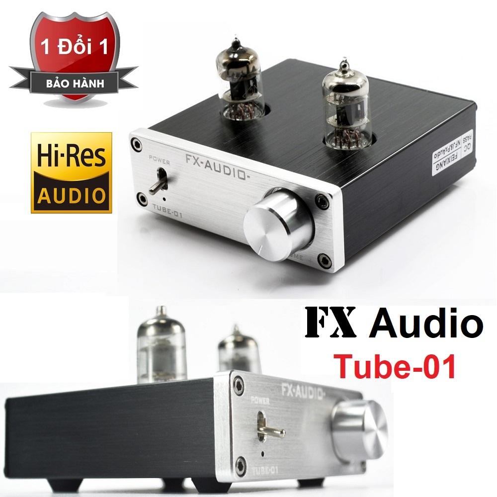 FX Audio TUBE-01 6J1 [Preampli Đèn] Nâng Cấp Chất Lượng Âm Thanh (đen)