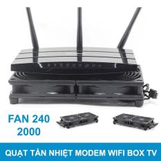 Quạt tản nhiệt modem router wifi box tv USB 5V 2000 kép