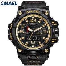 SMAEL Thương Hiệu Thể Thao Đồng Hồ Nam Thời Trang Quartz LED Kỹ Thuật Số Analog Đồng Hồ Điện Tử Men Đa Chức Năng Đồng Hồ Chống Thấm Nước