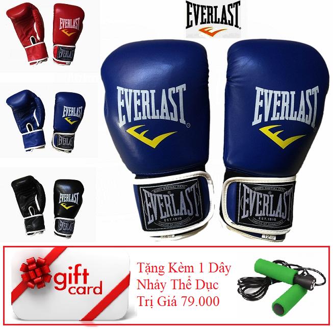 Găng Tay Đấm Boxing EverLats - VivaSports - Tặng Kèm 1 Dây Nhảy