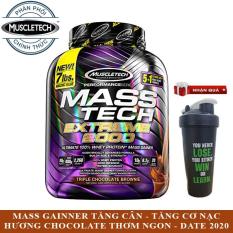 Sữa tăng cân MASS TECH EXTREME 2000 của MuscleTech hương Chocolate hộp 3.2kg – Phân phối chính thức