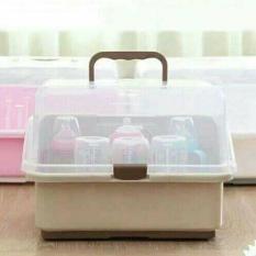 KHAY ÚP BÌNH SỮA, LY SỮA CÓ NẮP ĐẬY ( Có 3 màu )
