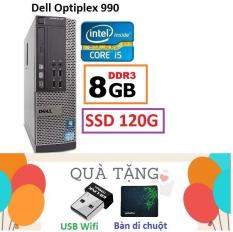 Đồng Bộ Dell Optiplex 990 Core i5 2400 / 8G / SSD 120G – Tặng USB Wifi , Bàn di chuột , Bảo hành 24 tháng