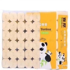 Bịch 36 cuộn giấy ăn gấu trúc siêu dai không chất tẩy trắng.