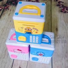 Két sắt mini đồ chơi tiết kiệm tiền cho bé