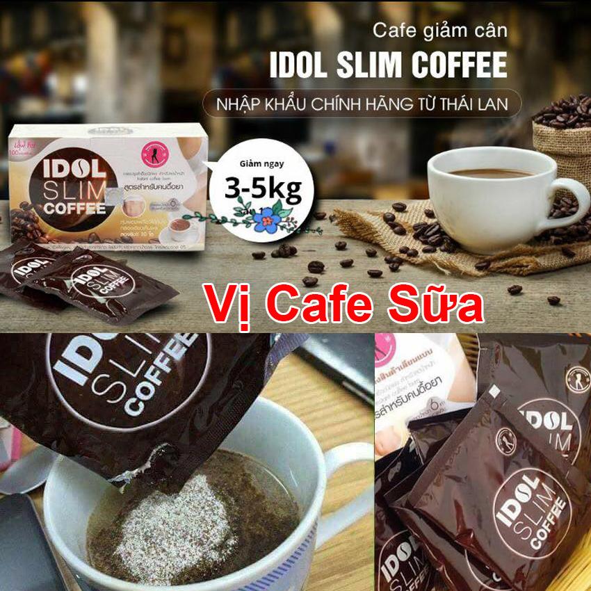 Cafe giảm cân Thái Lan Idol Slim Coffee, vị cà phê sữa - Giảm cân trong 7 ngày ( Có...