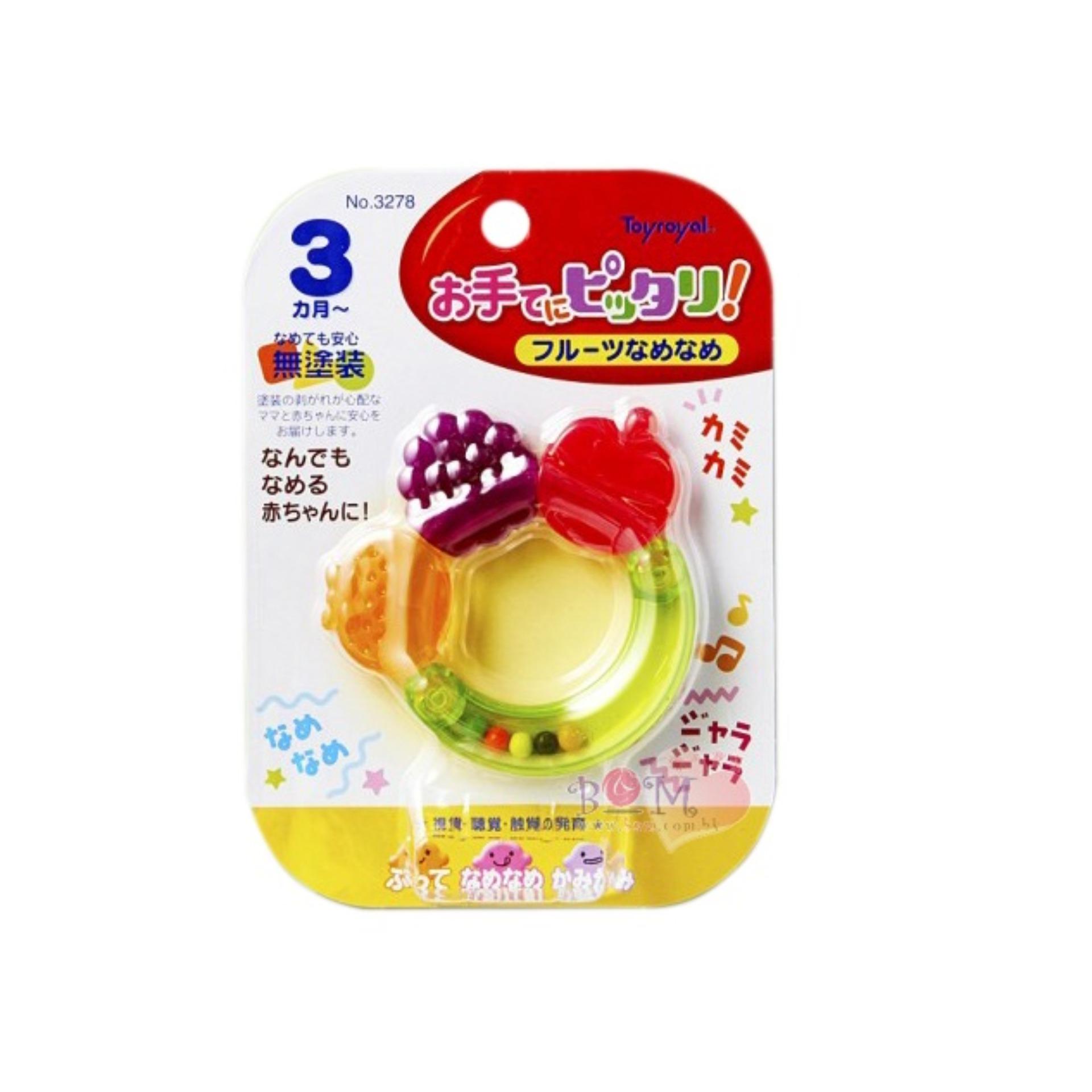 Miếng cắn răng hoa quả Toyroyal 113325 (Nhiều màu)