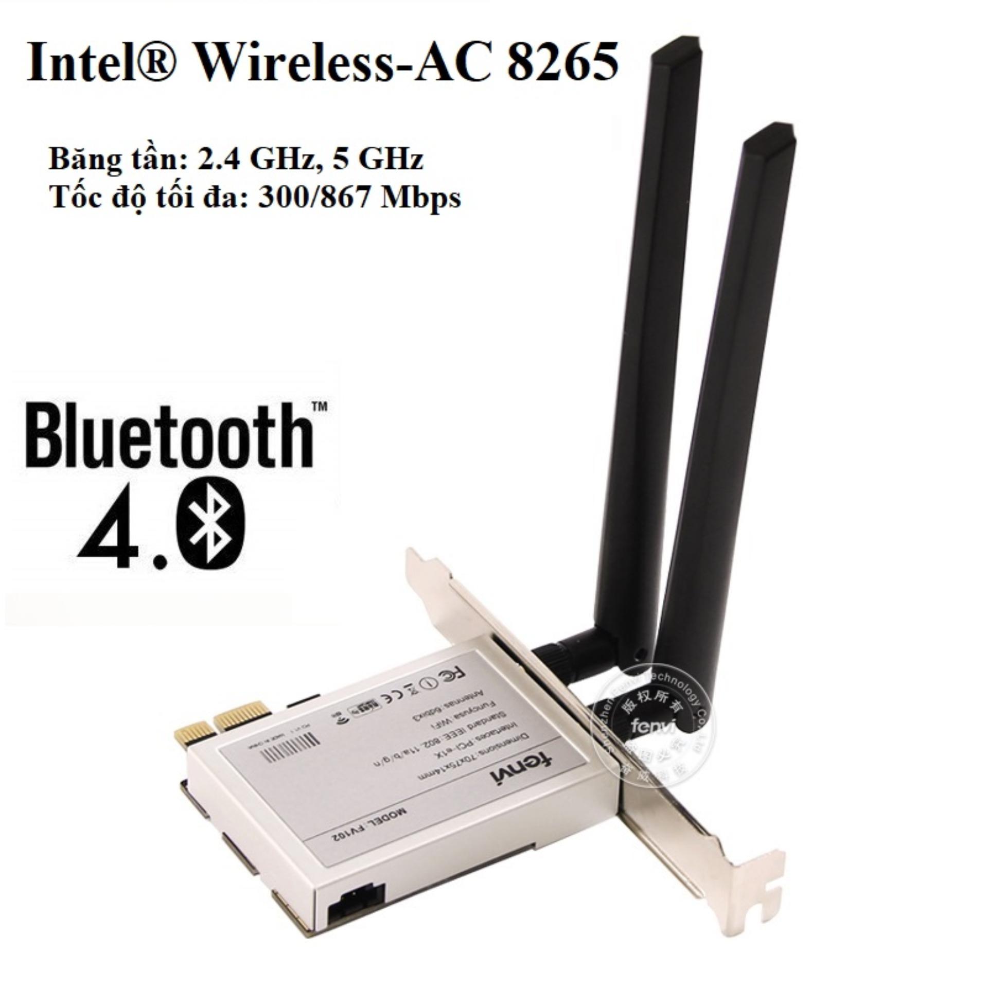 Card wifi Bluetooth INTEL AC 7260 7265 8260 8265 9260