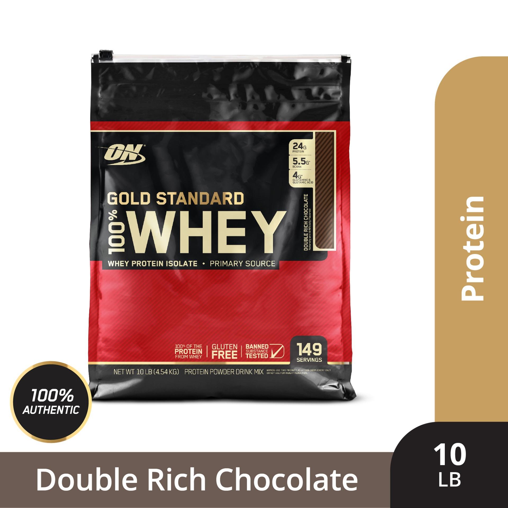 Thực phẩm bổ sung Optimum NutritionGold Standard 100% Whey Double Rich Chocolate5 lbs