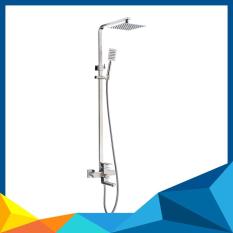 Bộ sen cây tắm nóng lạnh Inox SUS304 vuông 3001