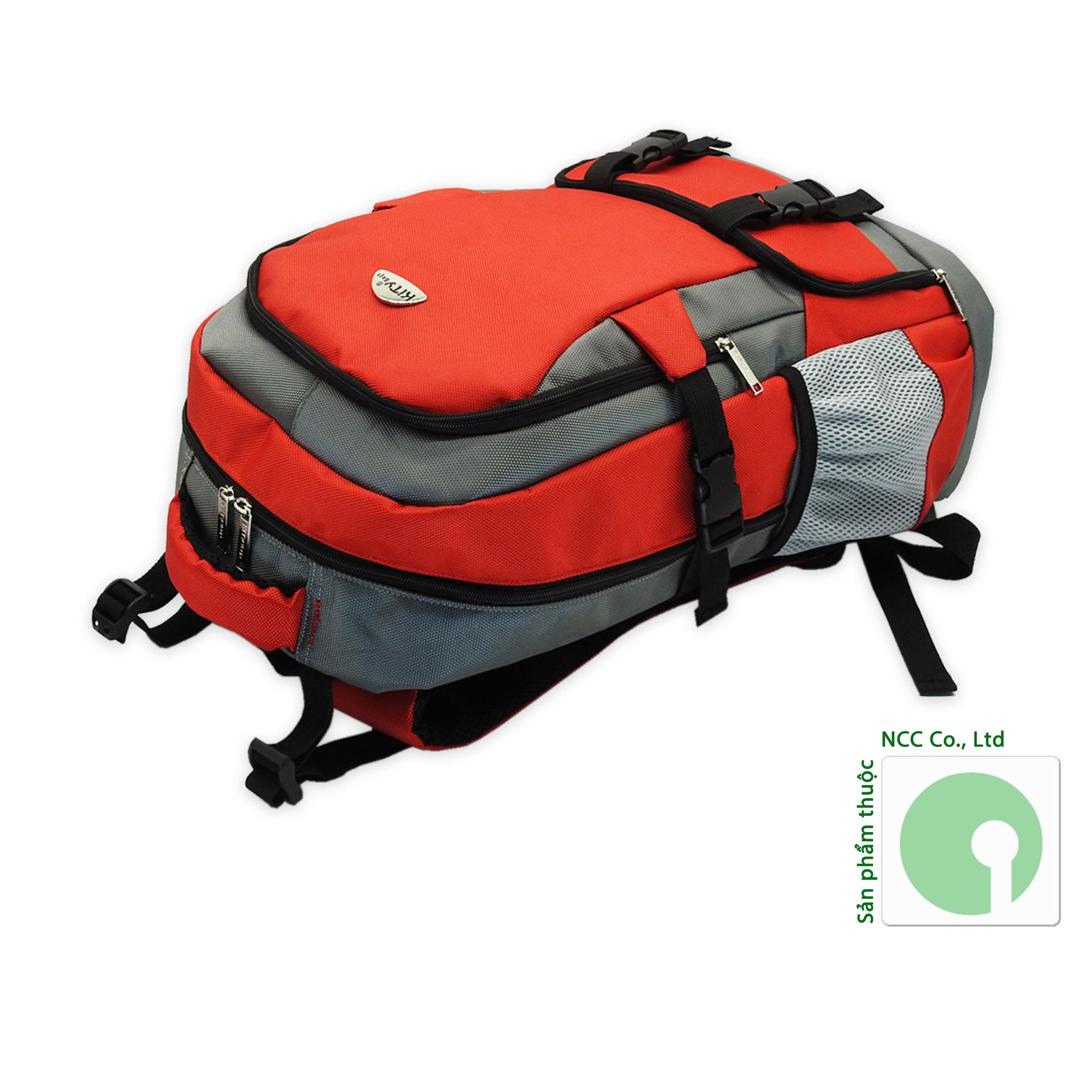 Balo túi xách du lịch nhiều ngăn bằng vải dù - NKT-BL-1833 (Nhiều màu)