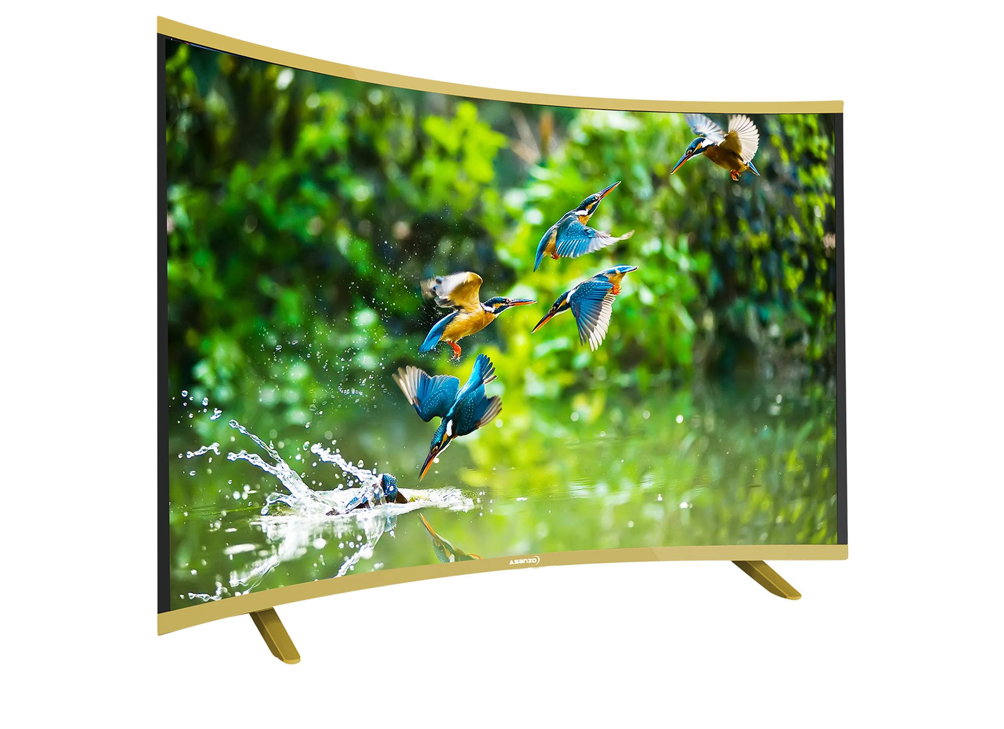 Smart TV Asanzo màn hình cong 40 inch HD - Model AS40CS6000 (Đen)