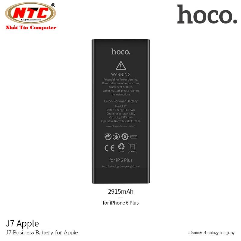 Pin điện thoại cho Iphone 6 Plus Hoco J7 dung lượng 2915 mAh (Đen) - Hãng phân phối chính thức
