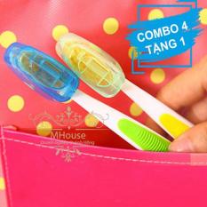 Bộ 5 bọc bàn chải kháng khuẩn