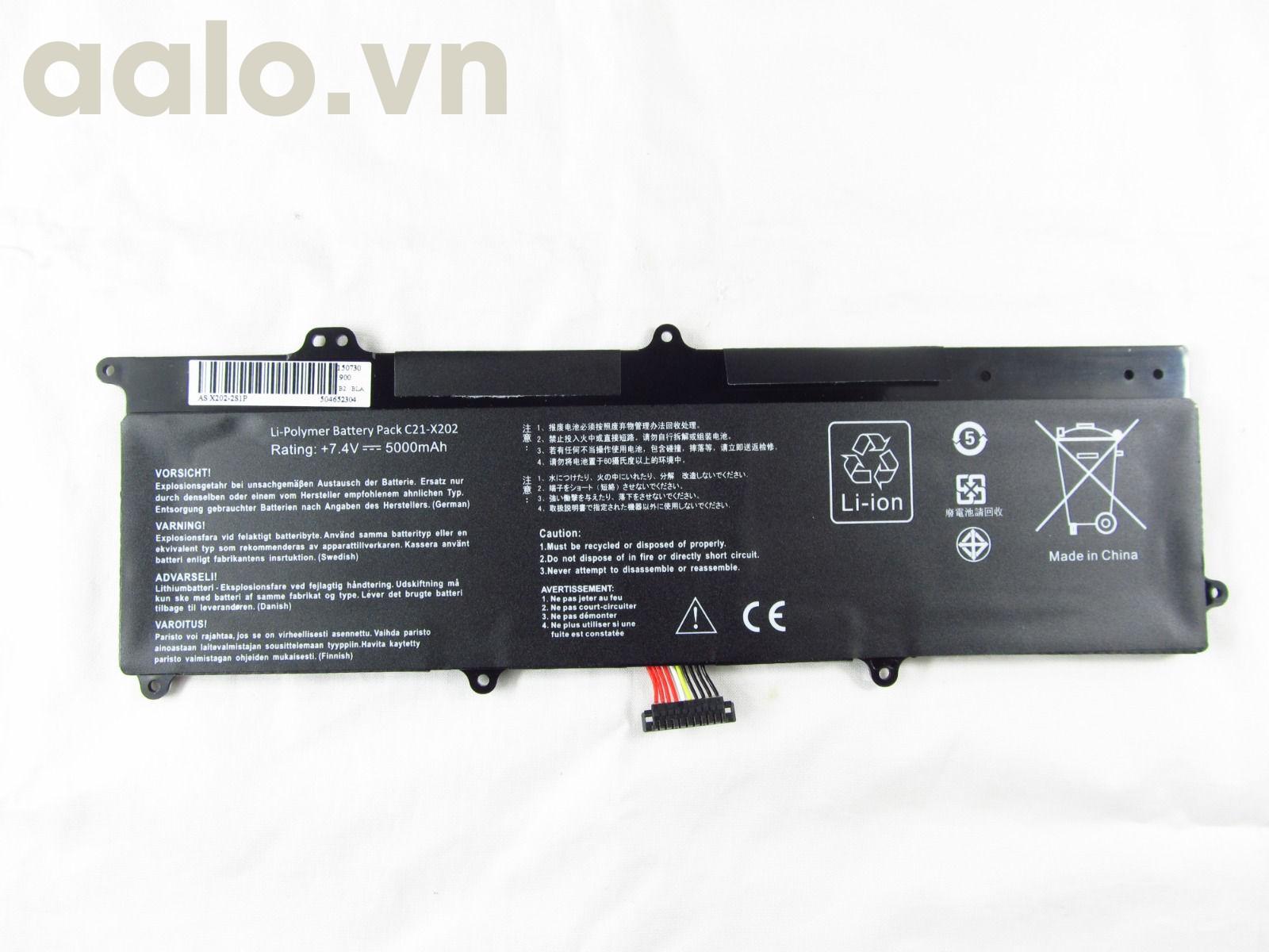 [Nhập ELMAY21 giảm 10% tối đa 200k đơn từ 99k]Pin Laptop Asus VivoBook X201E X202E S200 S200E - Battery Asus