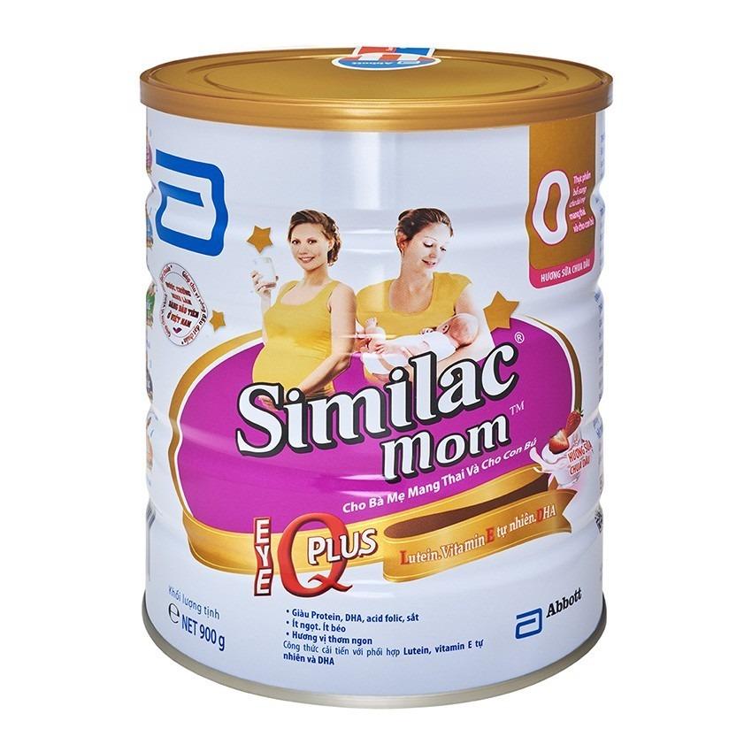 Sữa bột Similac Mom hương sữa chua dâu 900gr