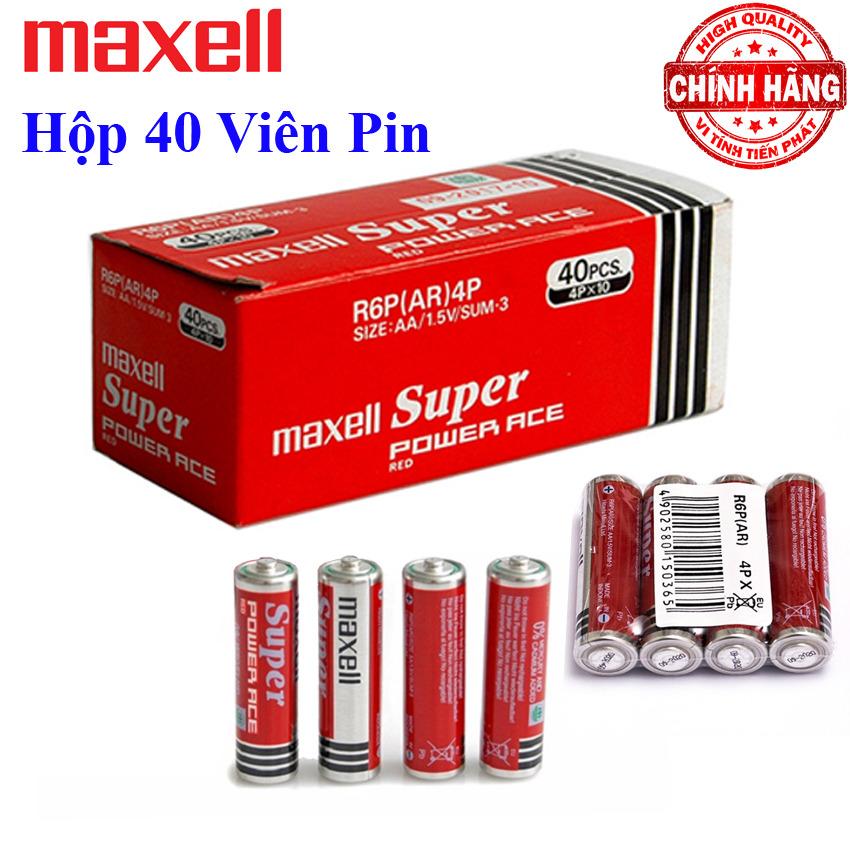 Hộp 40 viên Pin Tiểu AA (2A) Maxell Super 1.5V