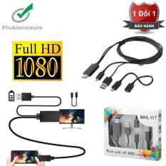 cáp chuyển từ điện thoại lên tivi loại 5 Pin và 11 Pin MHL KIT To HDMI (Đen)