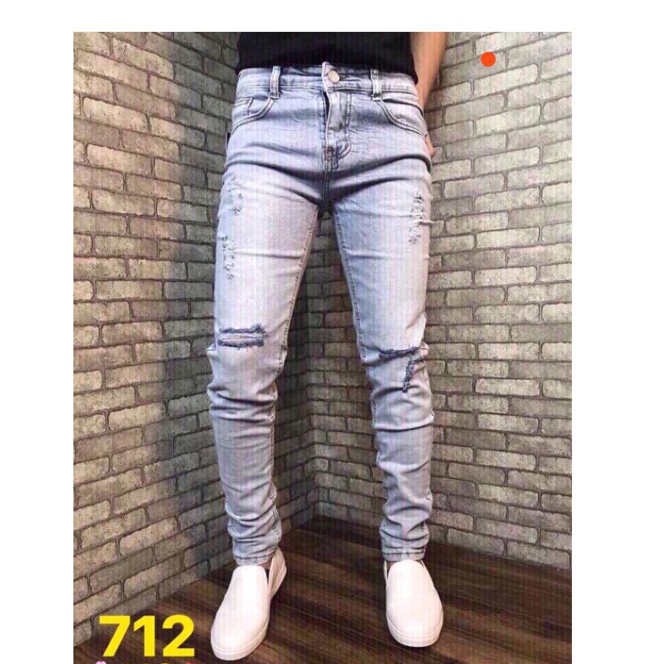 quần jean nam rách phong cách - MK - 712