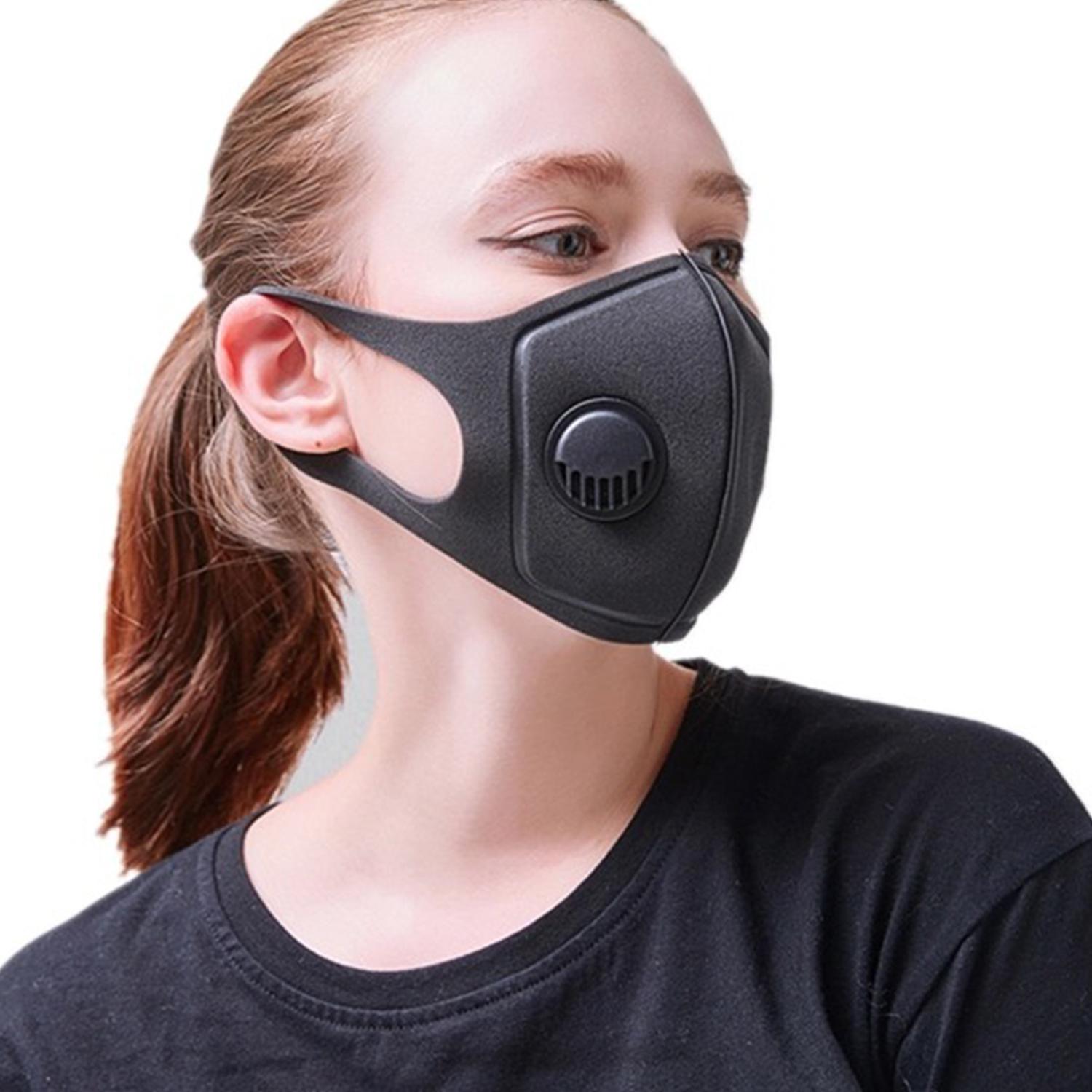 Khẩu Trang Pitta Mask Có Van Thở (Màu Đen)