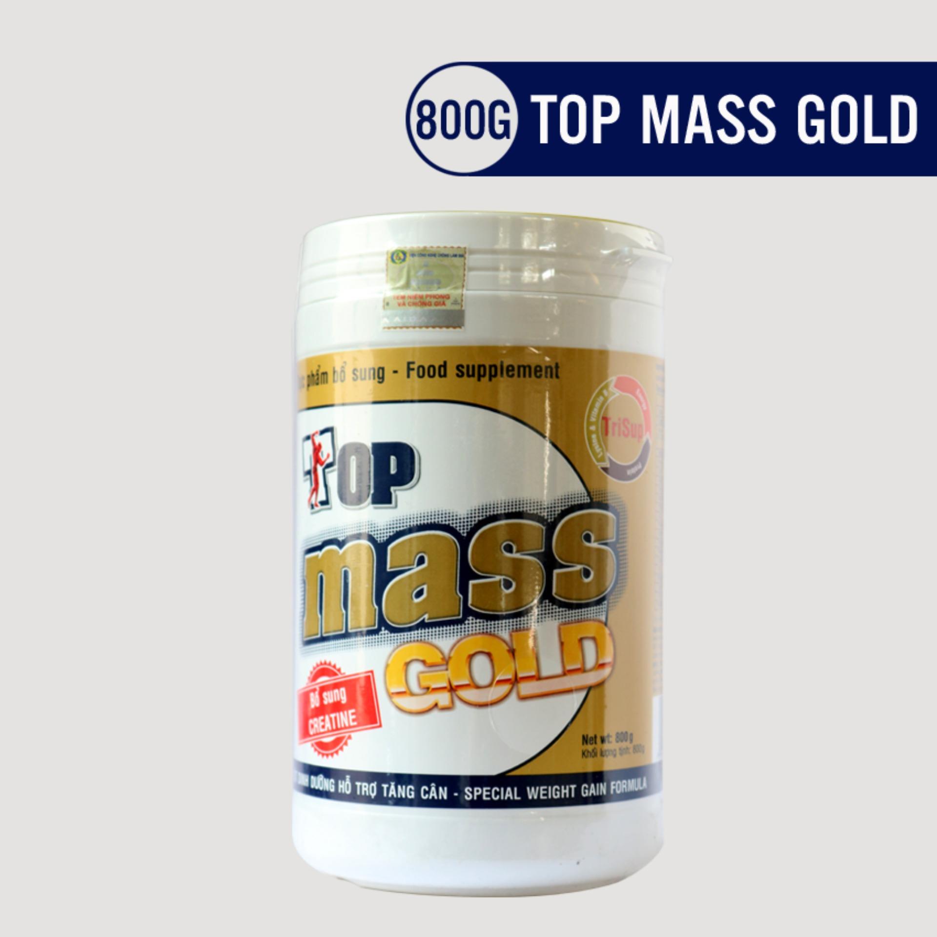 Sữa bột Top Mass Gold vị vani 800g tăng cân
