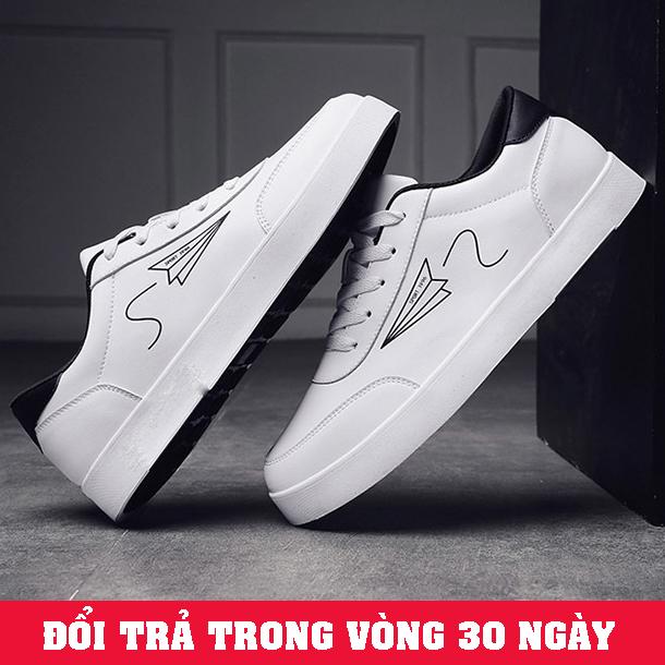 Giày Sneaker Nam Trắng 2018 (Giá Siêu Sốc) - KINGSHOES (KS05)