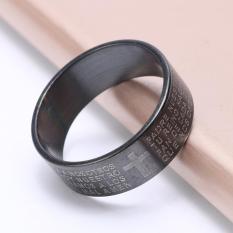 Nhẫn Nam TITAN Simple Style Phong Cách Hiện Đại Cực Đẹp BS RING 015 Màu Đen