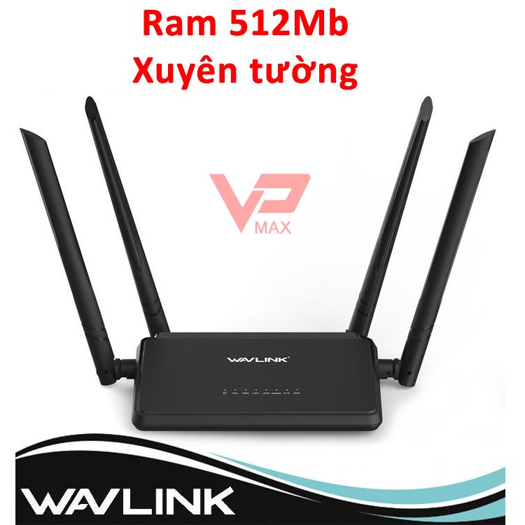 Bộ phát Wifi Xuyên Tường - Router Wifi Wavlink WN 532H2 High Power - 4 anten siêu mạnh