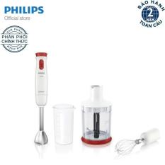Máy xay sinh tố cầm tay Philips HR1625 (Trắng) – Hãng Phân phối chính thức