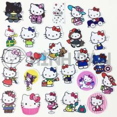 Bộ Sticker Chủ Đề Hello Kitty (2018) Hình Dán Decal Chất Lượng Cao Chống Nước Trang Trí Va Li, Xe, Laptop, Nón Bảo Hiểm, Máy Tính, Tủ Quần Áo