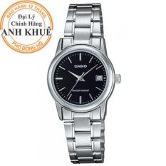 Đồng hồ nữ dây kim loại Casio Anh Khuê LTP-V002D-1AUDF