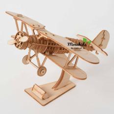 Đồ chơi lắp ráp gỗ 3D Mô hình Máy bay Biplane – Máy bay mô hình | Đồ chơi gỗ | Thế giới đồ chơi | Lego | Đồ chơi xếp hình | Đồ chơi trẻ em | Đồ chơi giáo dục