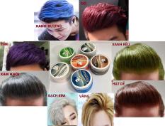 Sáp vuốt tóc tạo màu 8 màu hót nhất năm: xám khói, bạch kim, hạt dẻ, xanh dương, xanh rêu, màu đỏ, màu vàng, màu tím