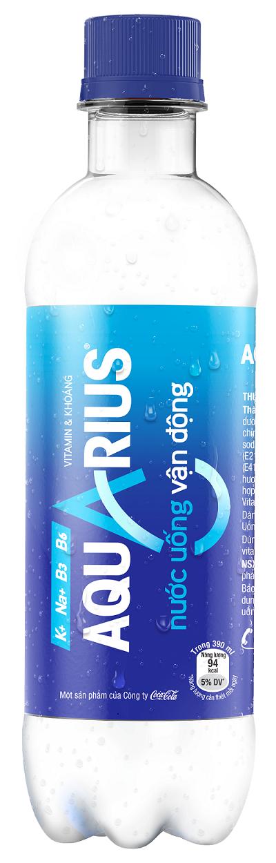 Nước uống thể thao Aquarius lốc 6 chai 390ml