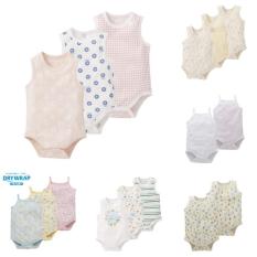 Combo 5 bộ bodysuit cho bé trai/bé gái hàng xuất Nhật- màu ngẫu nhiên (áo liền quần sơ sinh-24 tháng