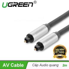 Dây audio quang (Toslink Optical) đầu nhôm dài 2M UGREEN AV108 10540 – Hãng phân phối chính thức